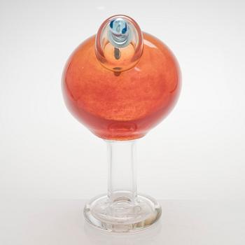 Oiva Toikka, glasfågel, signerad Oiva Toikka IITTALA SCOPE 20 v. 2020 109/500.