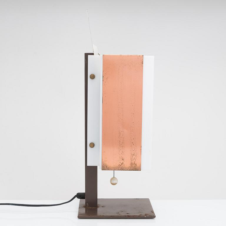 Lars-Gunnar Nordström, bordslampa, Metallimestarit, 1970-tal.