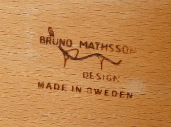 FÅTÖLJ, "Pernilla", Bruno Mathsson, 1900-talets andra hälft.