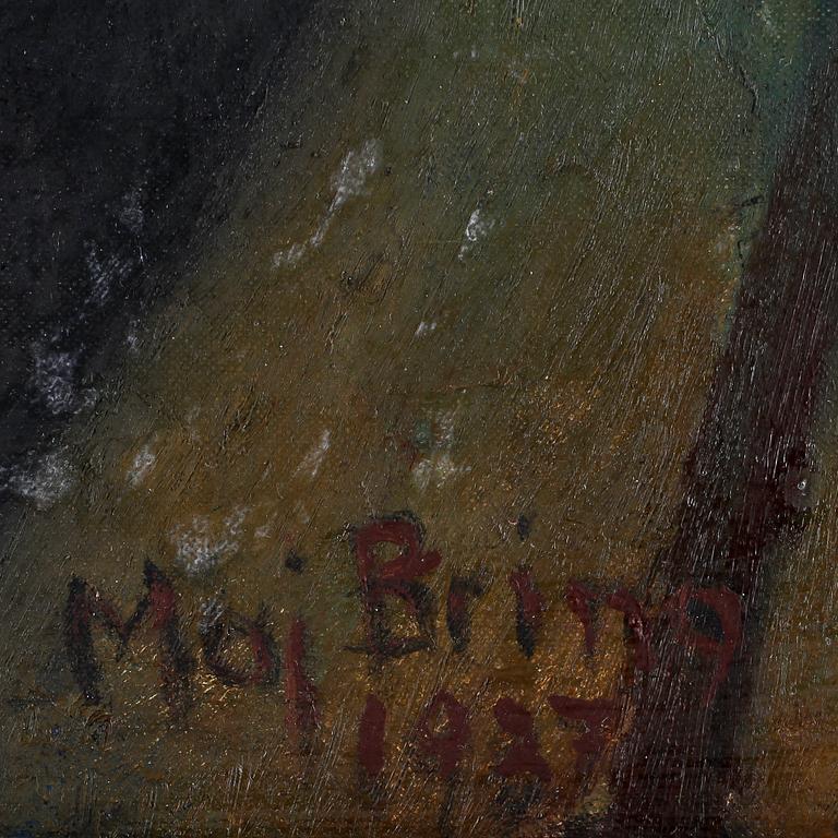MAJ BRING, olja på duk, sign o dat 1937.