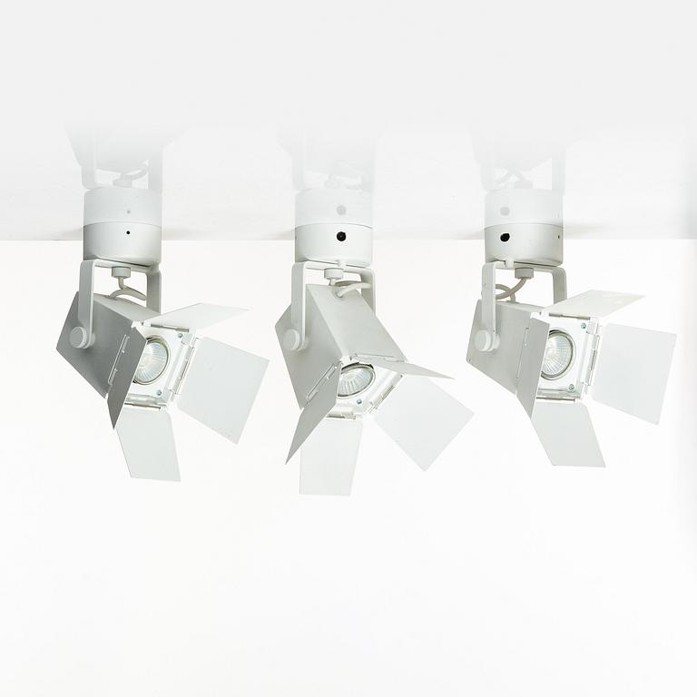 Thomas Bernstrand & Mattias Ståhlbom, a set of three 'Foto' spotlights, 2007.