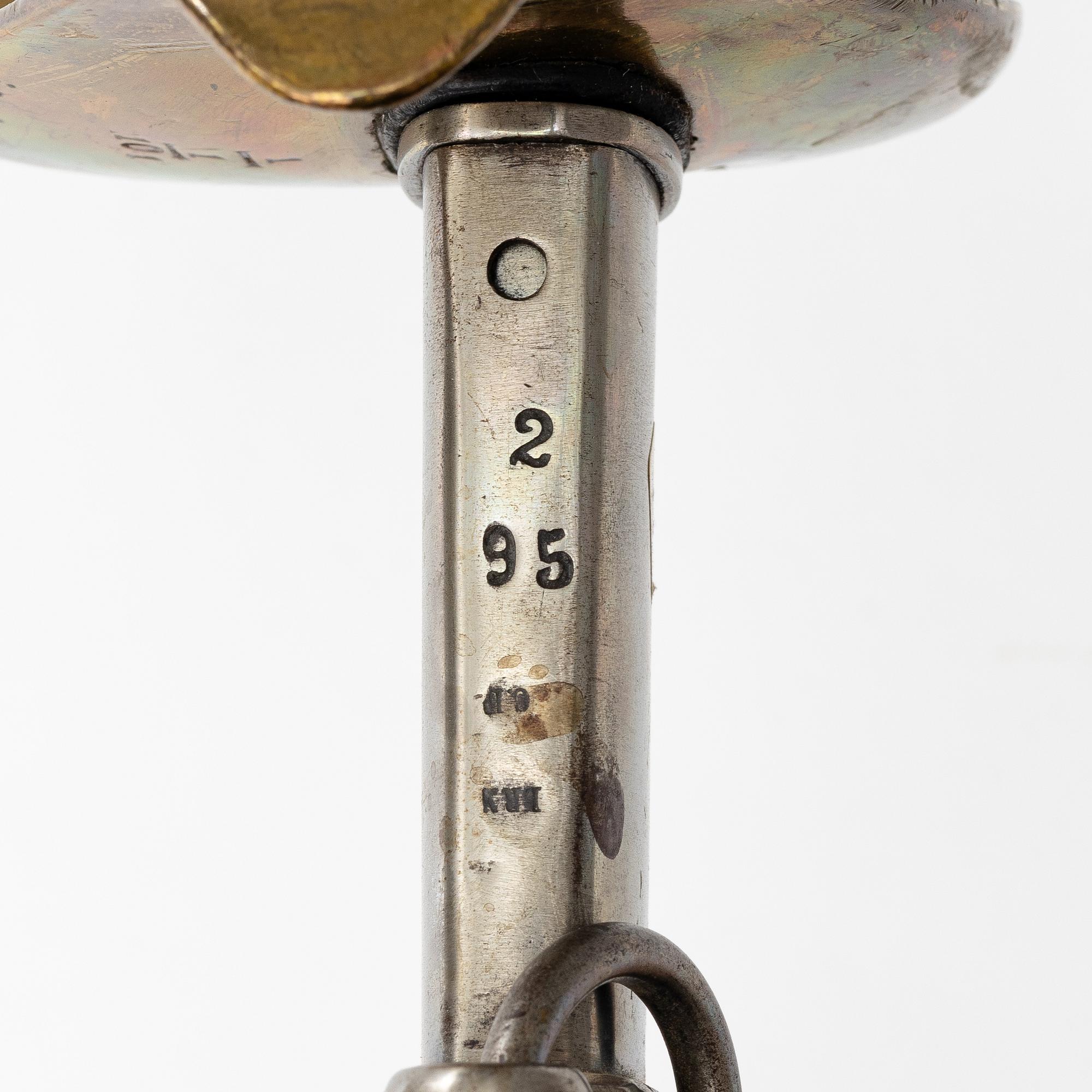 Saber, Swedish, m/1864 for the cavalry, with scabbard.