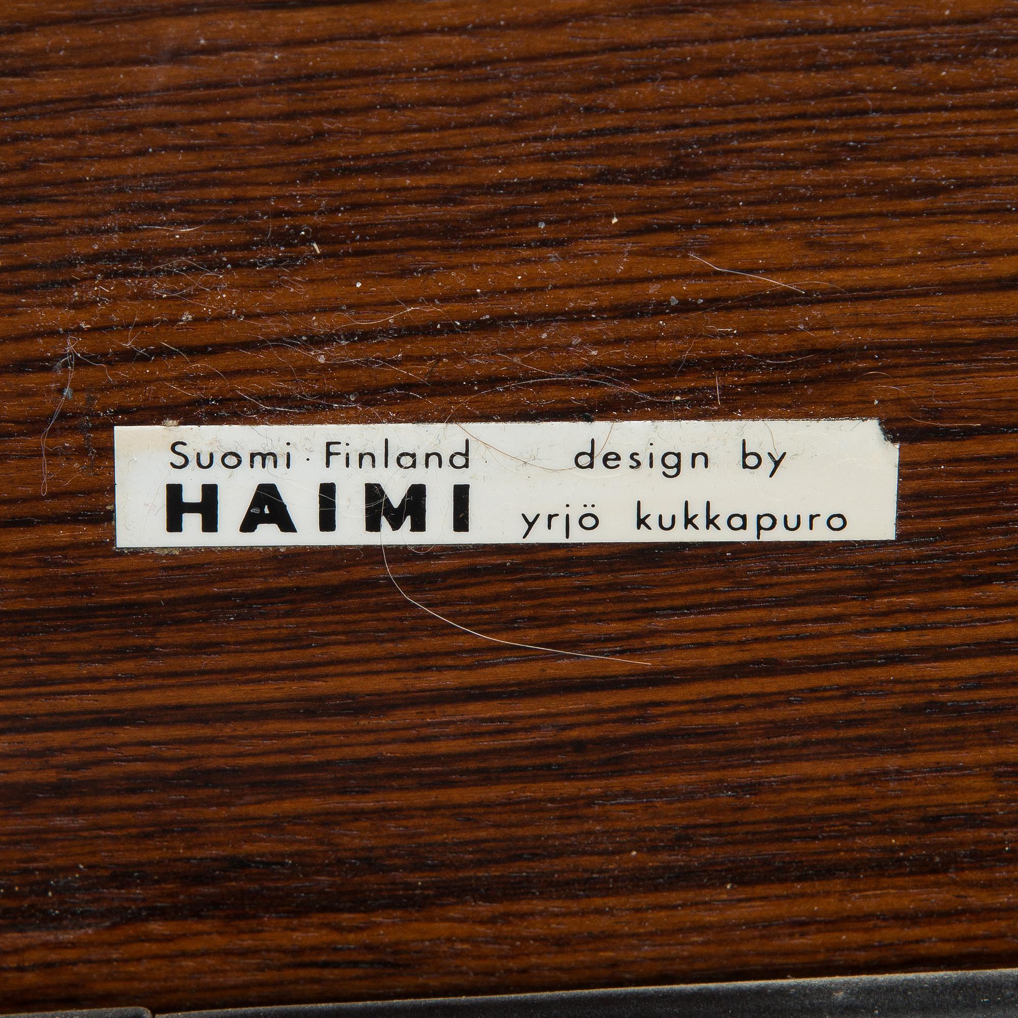 Yrjö Kukkapuro / Reino Ruokolainen, soffgrupp 4 delar, Haimi 1970-tal.