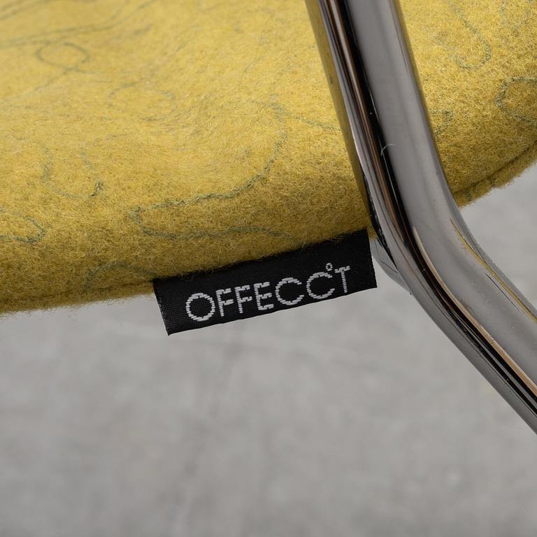 Claesson Koivisto Rune, karmstolar, 8 st "Cornflake", Offecct, daterade 2008.