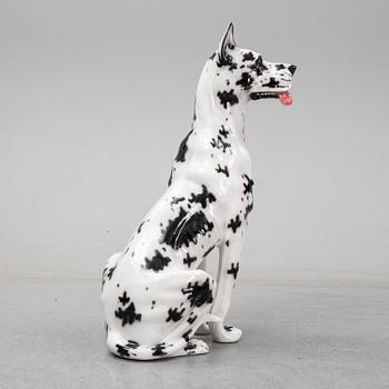 A dog sculpture, Italy, late 20th Century.