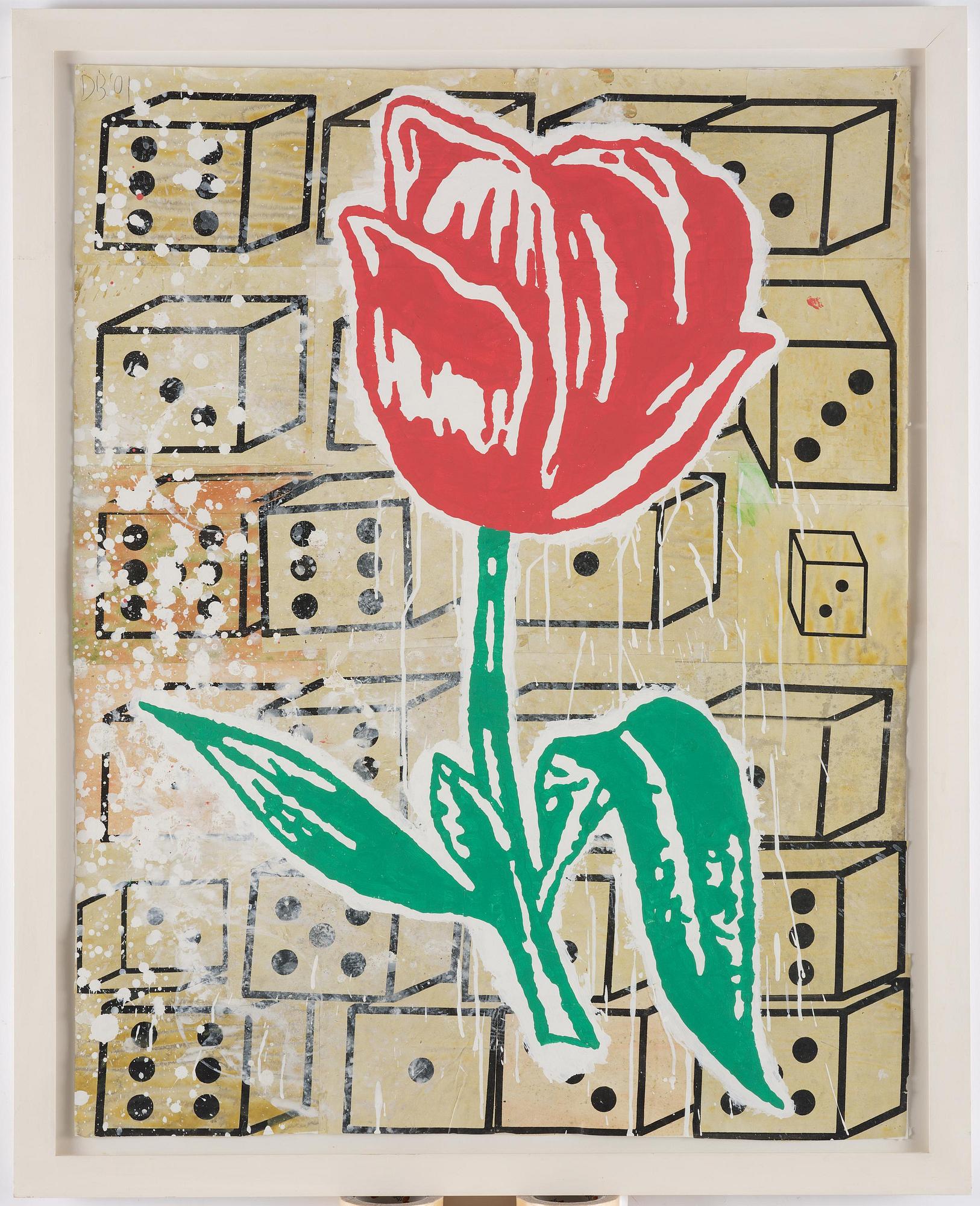 Donald Baechler, Untitled (Flower).