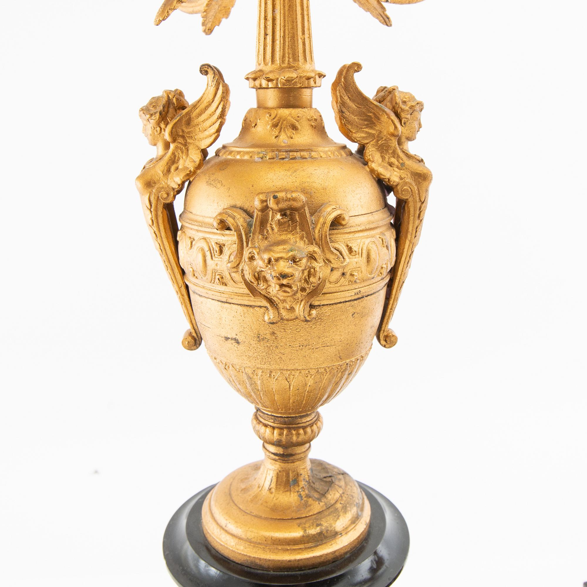 Candelabra, a pair, Neo-Renaissance, 20th century.