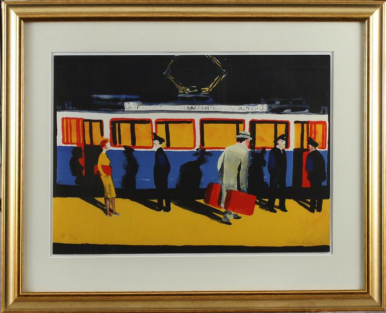 PETER DAHL, färglitografi, signerad och numrerad EA 13/40.