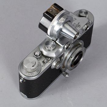 KAMERA, Leica IIIb, nr 350432, Wetzlar, Tyskland, 1940.