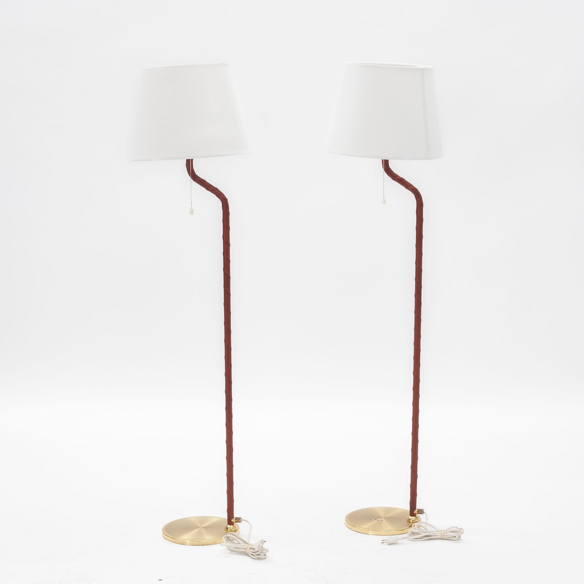 A pair of floor lights from Öja, end of the 20th Century.