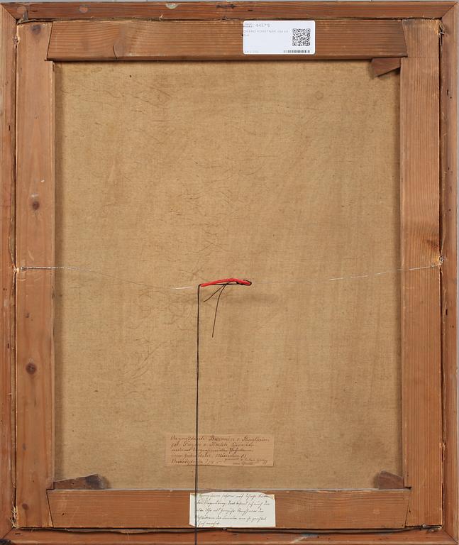 OKÄND KONSTNÄR, olja på duk, 1800-tal.