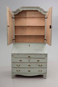 SKRIVSKÅP, rokoko, 1700-tal.