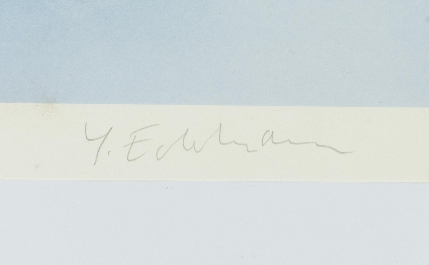 Yrjö Edelmann, färglitografi, 2001 signerad 255/275.
