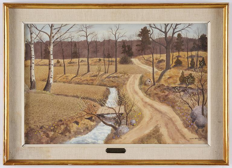 Oskar Bergman, "Vår vid Erstavik".