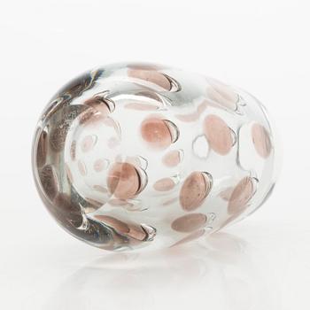 Saara Hopea, a 'Panther' vase, signed S. Hopea Nuutajärvi Notsjö -55.