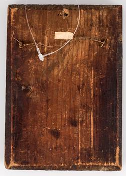 IKON, träpannå, sannolikt grekisk koptisk och 1800-tal.