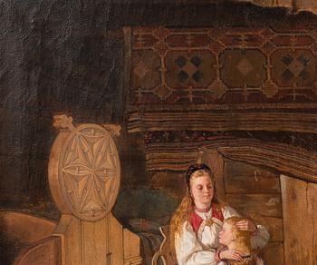 Ernst Josephson, På loftet, Numedal.