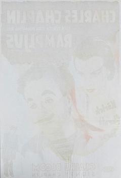 Gösta Åberg, a vintage movie poster, 'Rampljus (Limelight)', 1952.