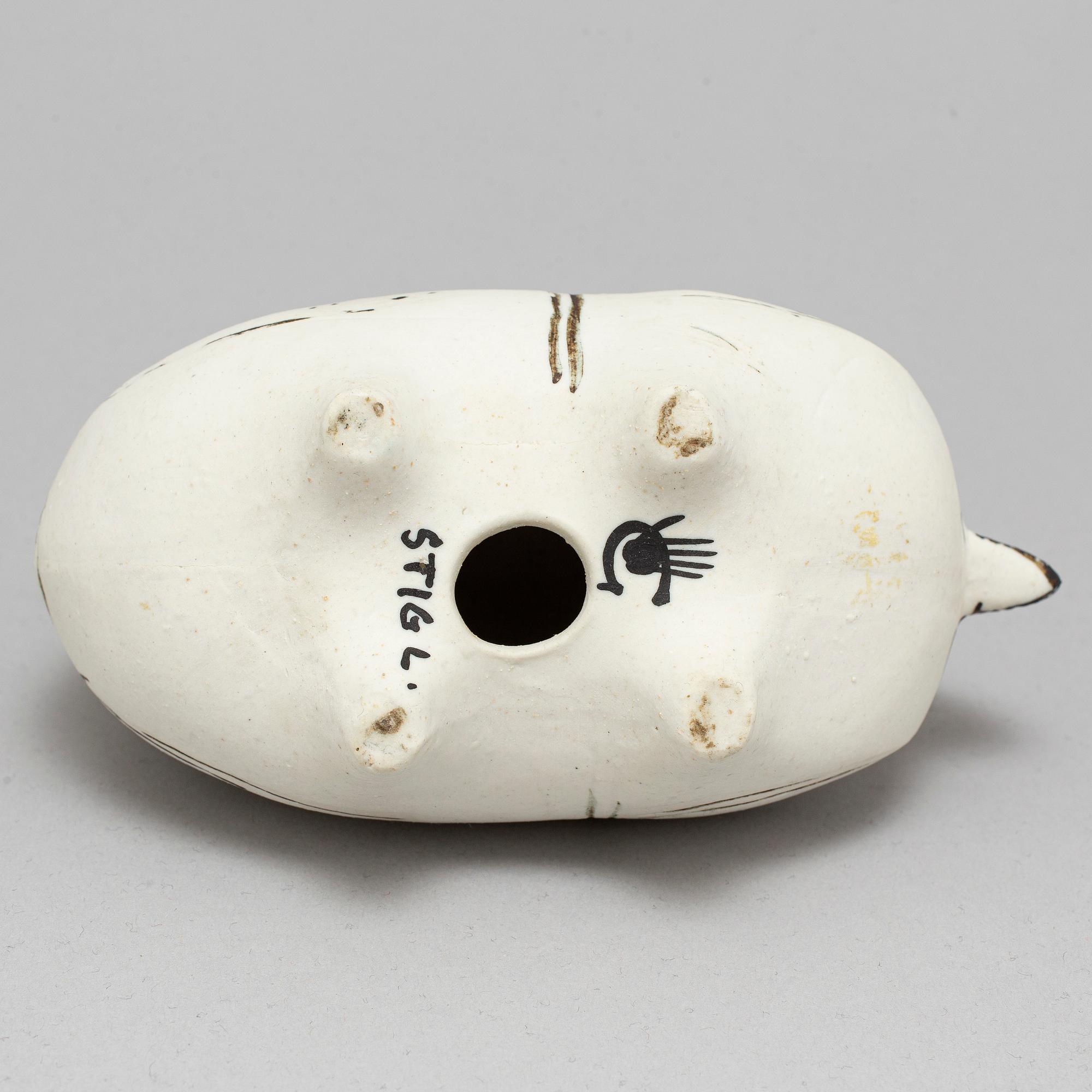 STIG LINDBERG, a stoneware 'Springare' figurine, Gustavsberg