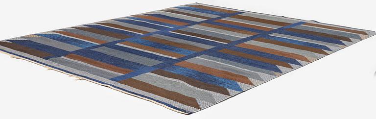 Margareta Grandin-Nettles, a flat weave carpet, c. 302 x 246 cm, signed GLH MG.