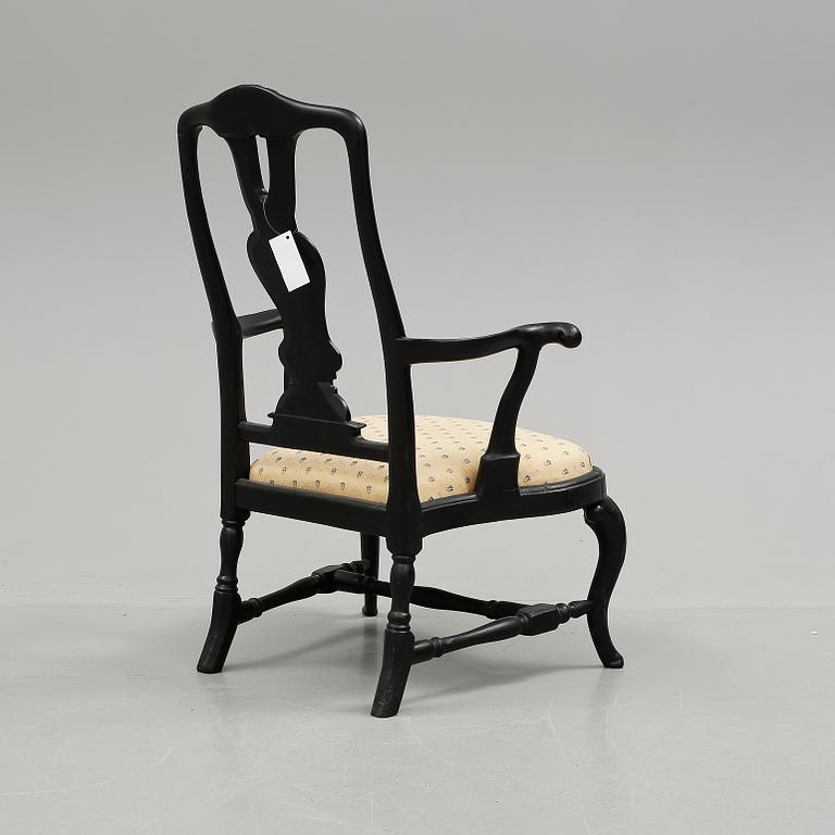 KARMSTOL, senbarock, 1700-tal.