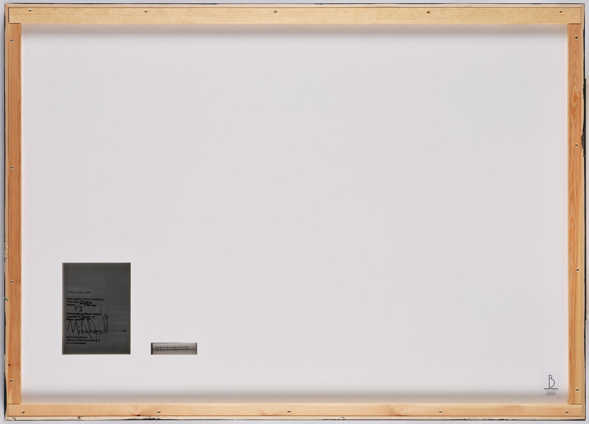 Mikael Jansson, "Freja at Le Louvre", 2010.