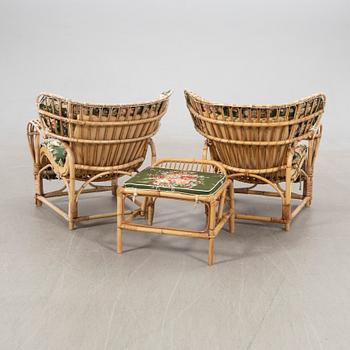 Garden group, 4 pieces, probably Viggo Boesen.