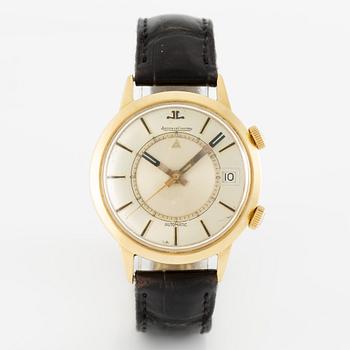 Jaeger-LeCoultre, Memovox, wristwatch, 37 mm.