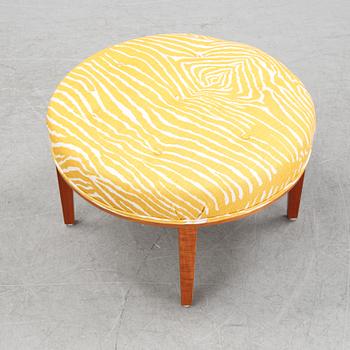 A model 647 stool by Josef Frank for Firma Svenskt Tenn, designed 1936.