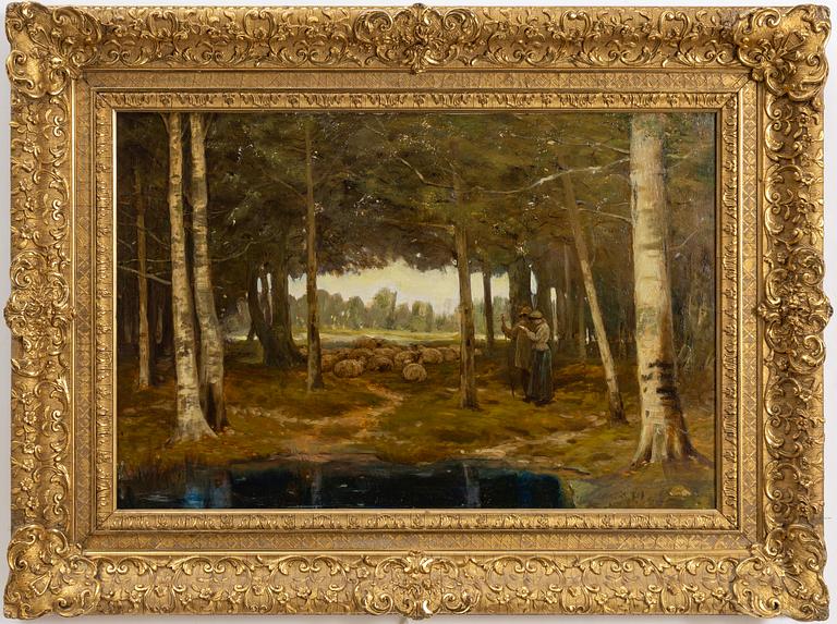 Unknown artist, Pastoral scene.