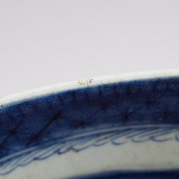 MATSERVIS, 46 delar snarlika, porslin, Kina, 1700-/1800-tal.
