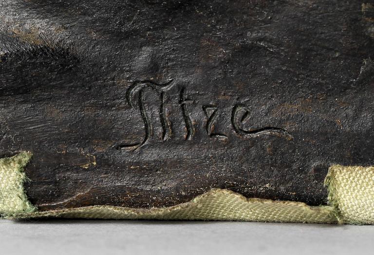 SKRIVSTÄLL, brons, 1900-tal.