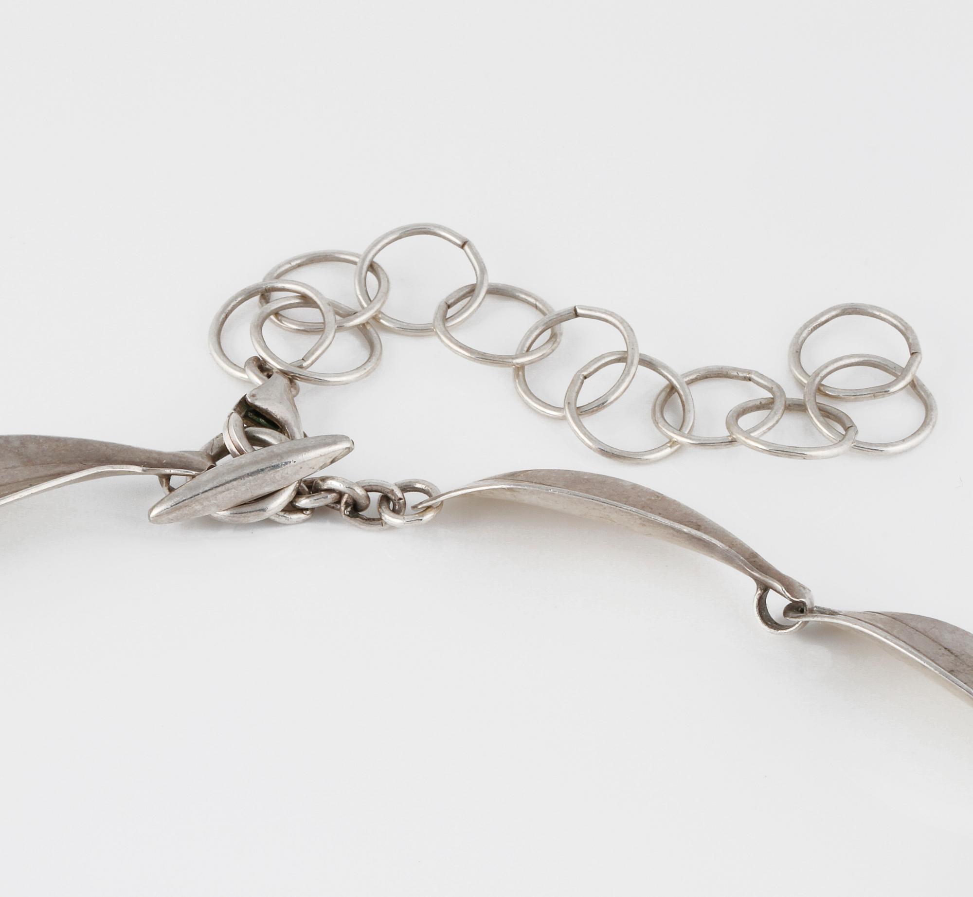 COLLIER, sterlingsilver, Danmark. Vikt 23,2 gram.