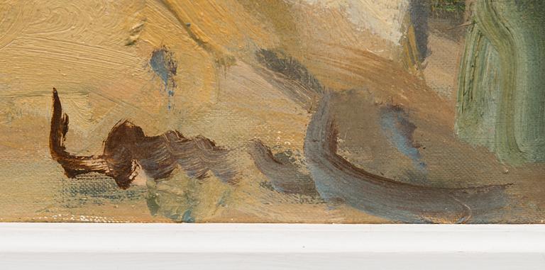 oil on canvas, signed.