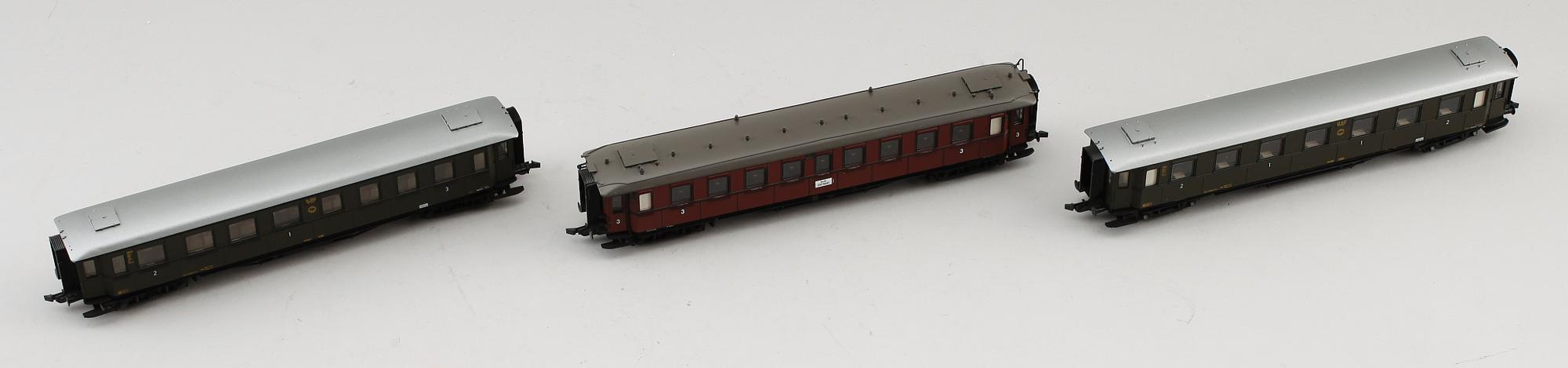 SAMLING MODELLTÅGSDELAR, 20 delar, Roco, Österrike.