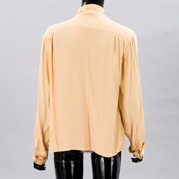 CHANEL, Three Vintage Silk Blouses.