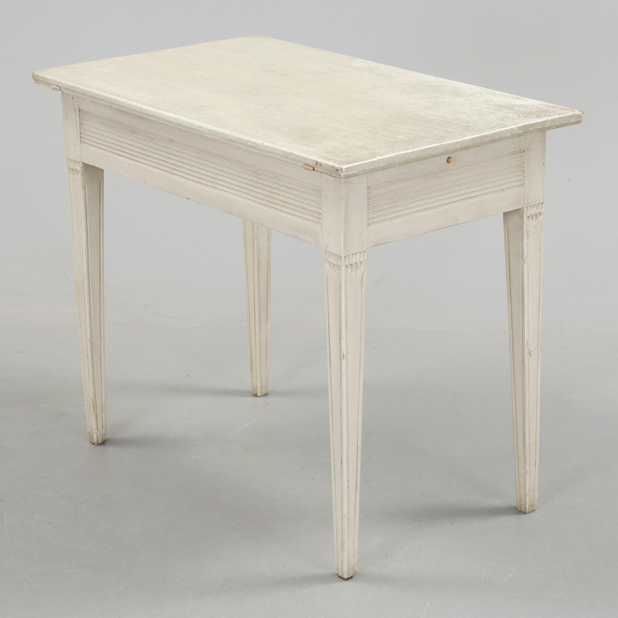 BORD, gustaviansk stil, sannolikt Hälsingland, omkr 1800-talets mitt.