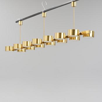 Hans-Agne Jakobsson, a monumental ceiling lamp model T 261/14, Hans-Agne Jakobsson AB, Markaryd, 1950s-60s.
