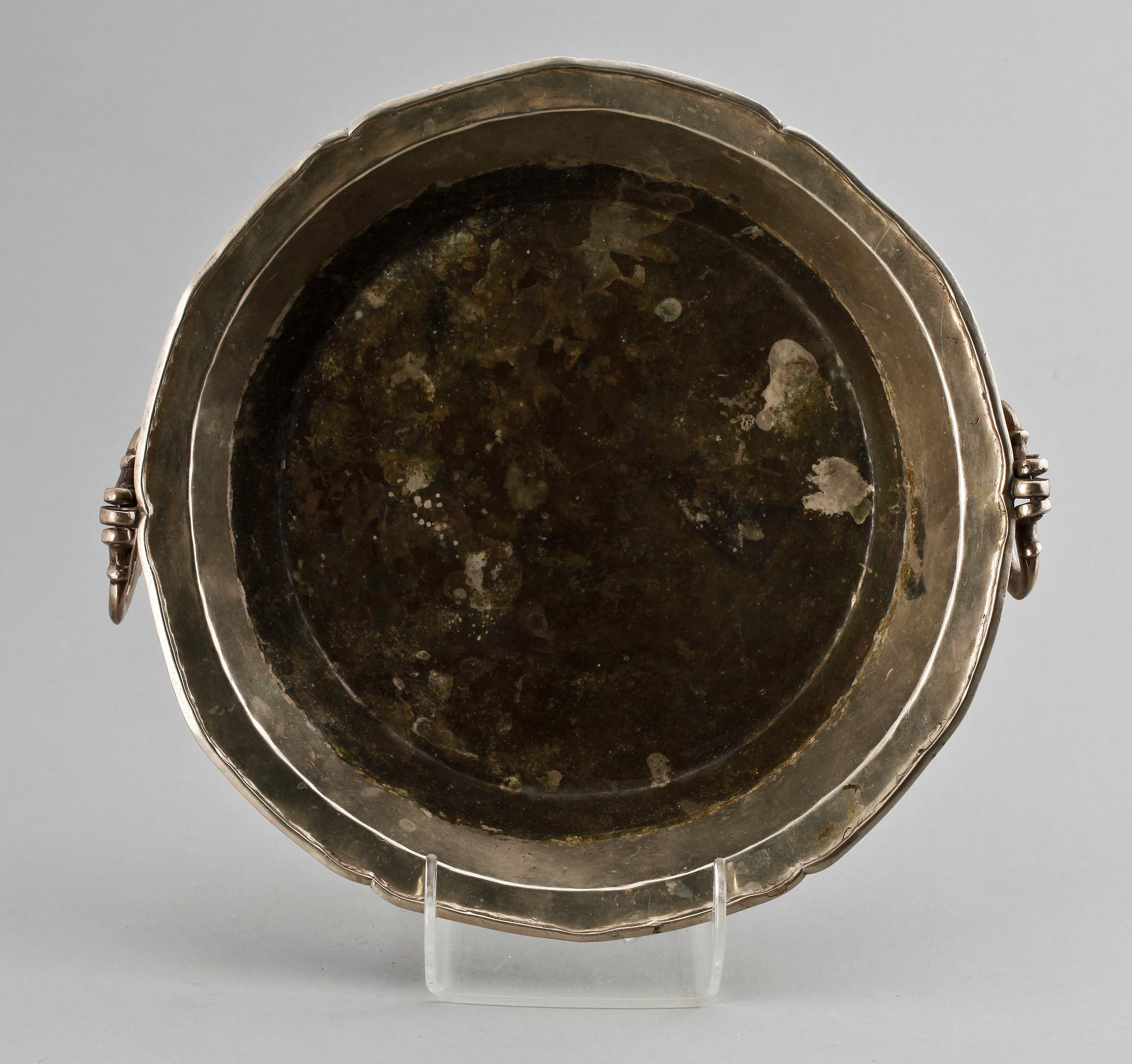 PARTI NYSILVER, 5 delar, bla Mappin & Webb, England. 1900-talets första hälft.