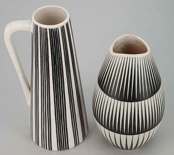 KERAMIK, 5 delar, Kupittaan Savi Oy, Åbo 1900-talets senare hälft.