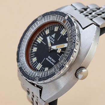 Doxa, by Synchron, SUB 300T, Divingstar, Sharkhunter, ca 1970.