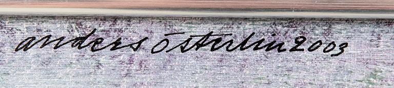 Anders Österlin, olja på duk signerad och daterad 2003.