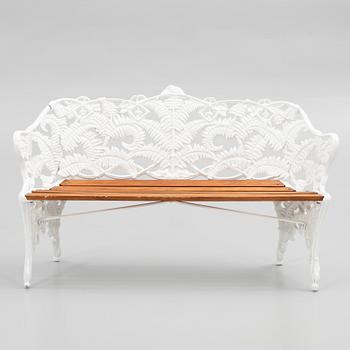 Garden sofa, "Ormbunke", Melins Metal Foundry Anderstorp, 20th century.