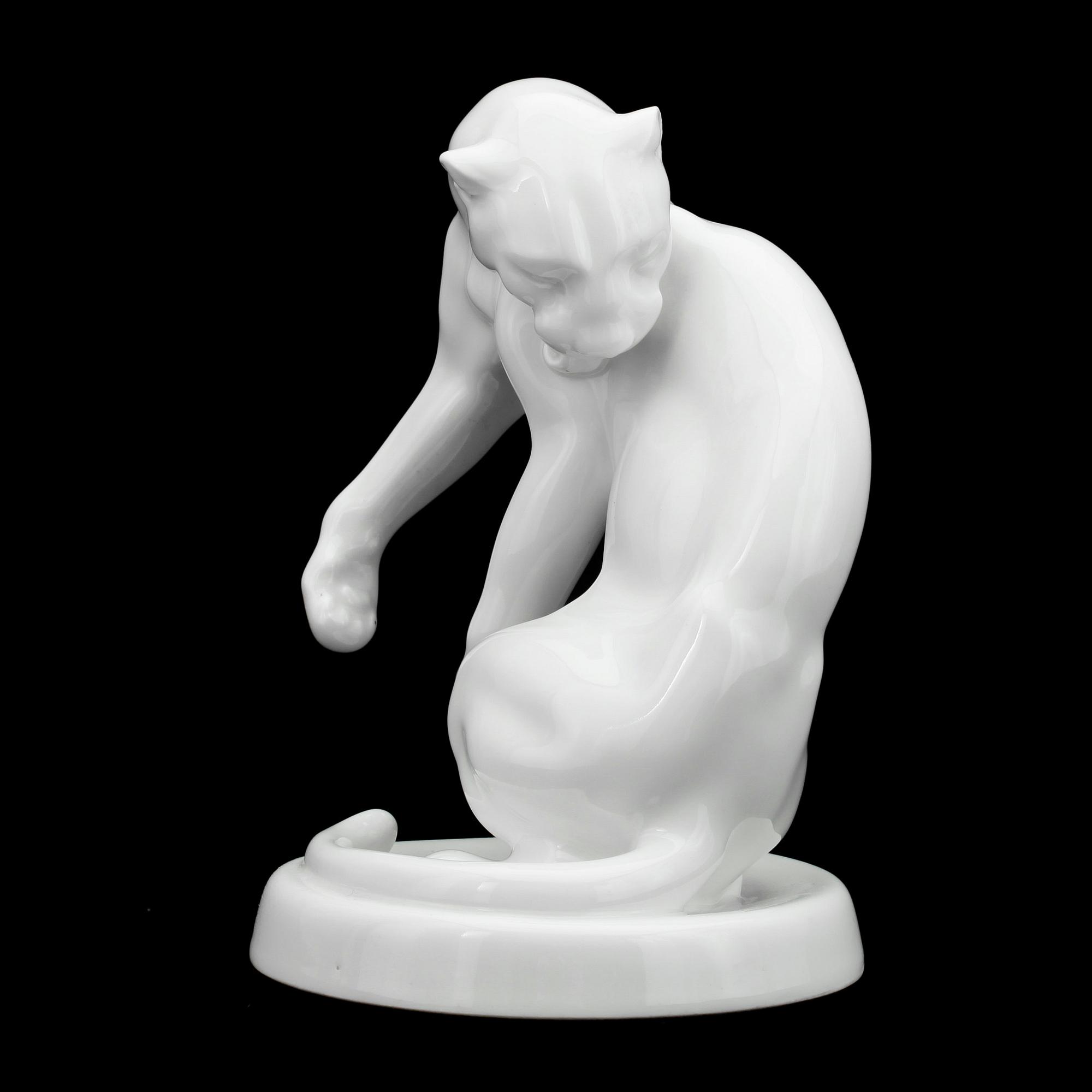 FIGURIN, porslin, Meissen.