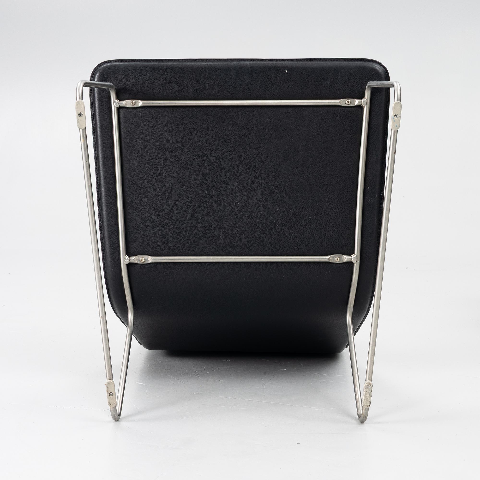 Jasper Morrison, a pair of 'Low Pad' lounge chairs, Cappellini, Italy.