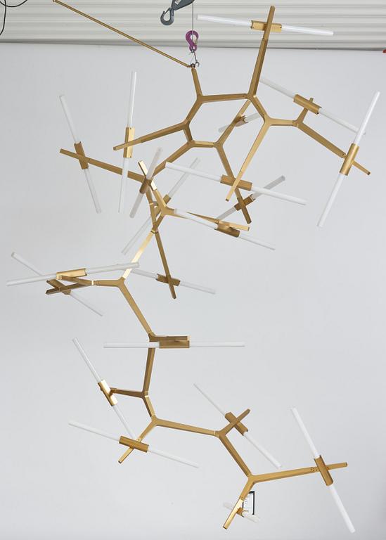 Lindsey Adelman, an "Agnes Chandelier 40" ceiling lamp, Roll and Hill, USA, post 2010.