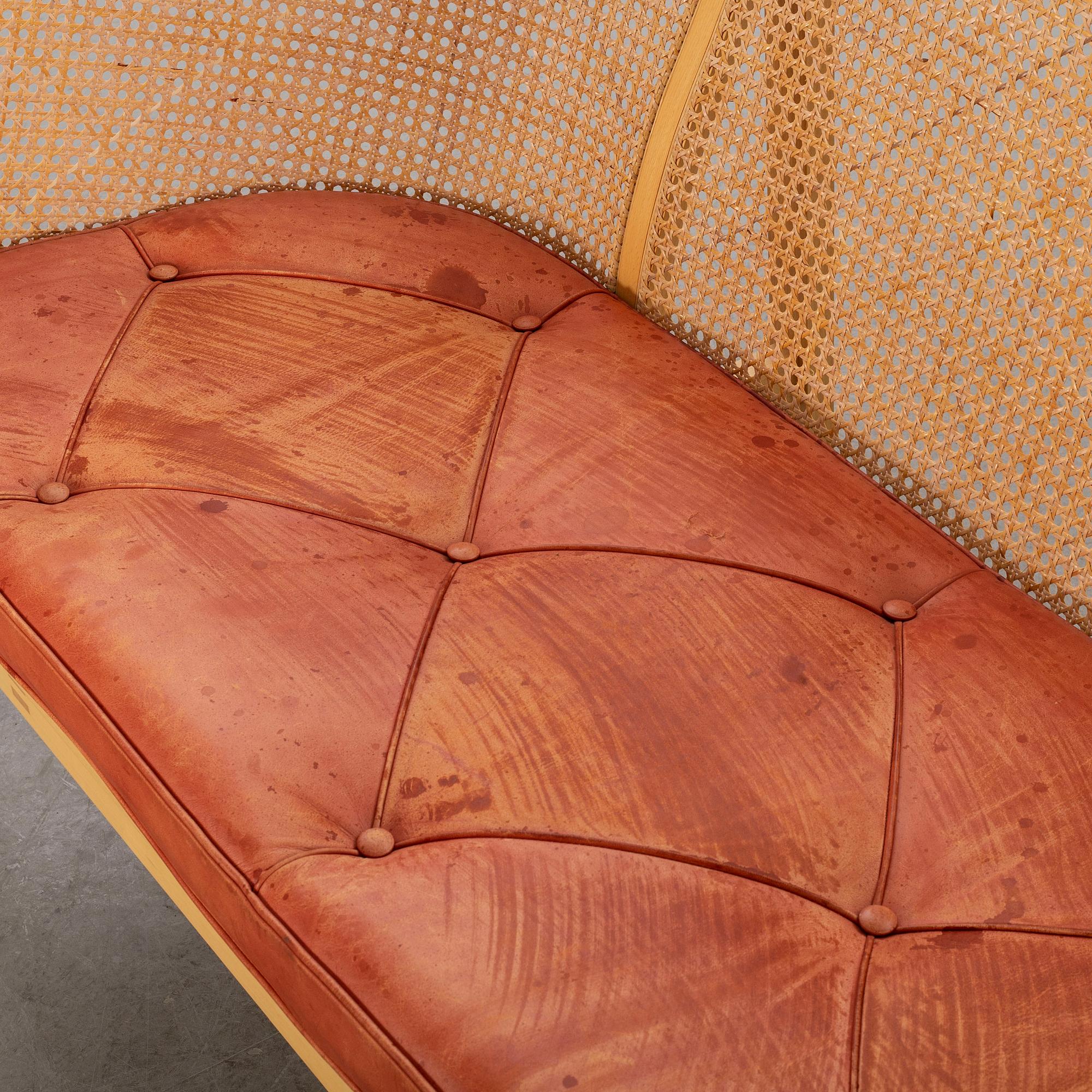 A sofa and an armchair in "Kongeserien" by Rud Thygesen & Johnny Sörensen. Designed in 1968.