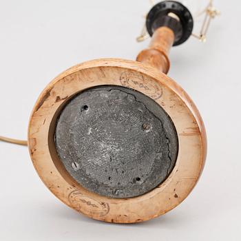 BORDSLAMPA, björkrot, 1900-tal.