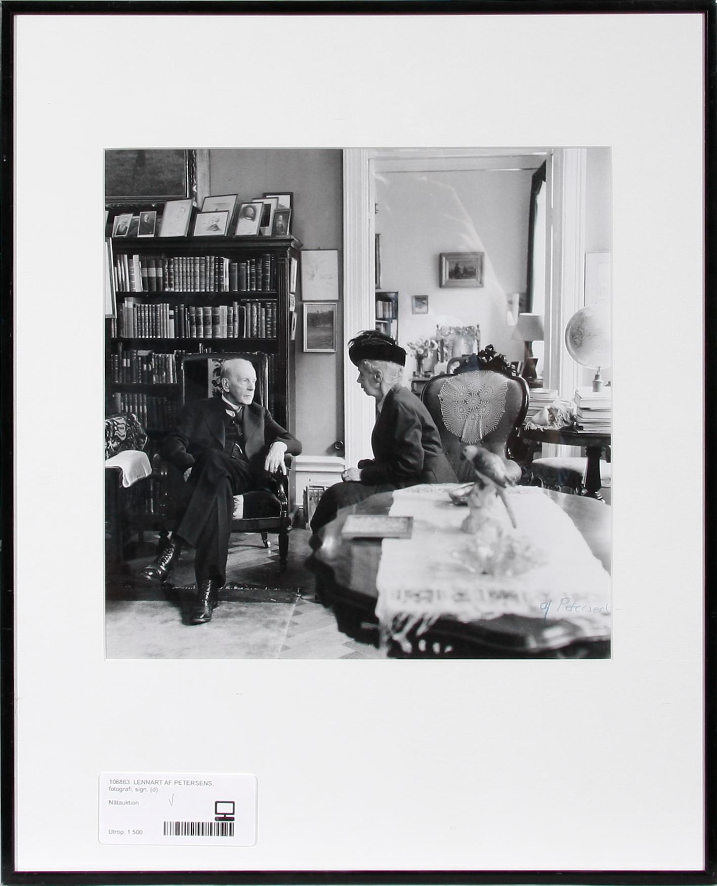 LENNART AF PETERSENS, fotografi, sign.