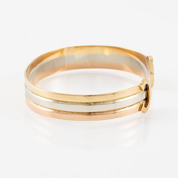 Cartier bracelet "C" 18K gold in three colours.